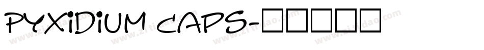 Pyxidium Caps字体转换